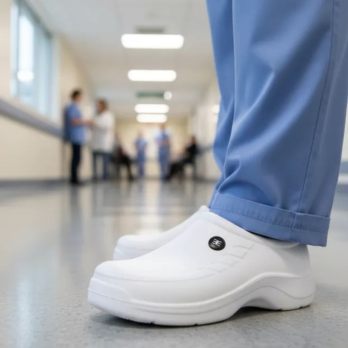 EVACOL - Zapatos Antideslizantes Blanco Marca Evacol Ref 080