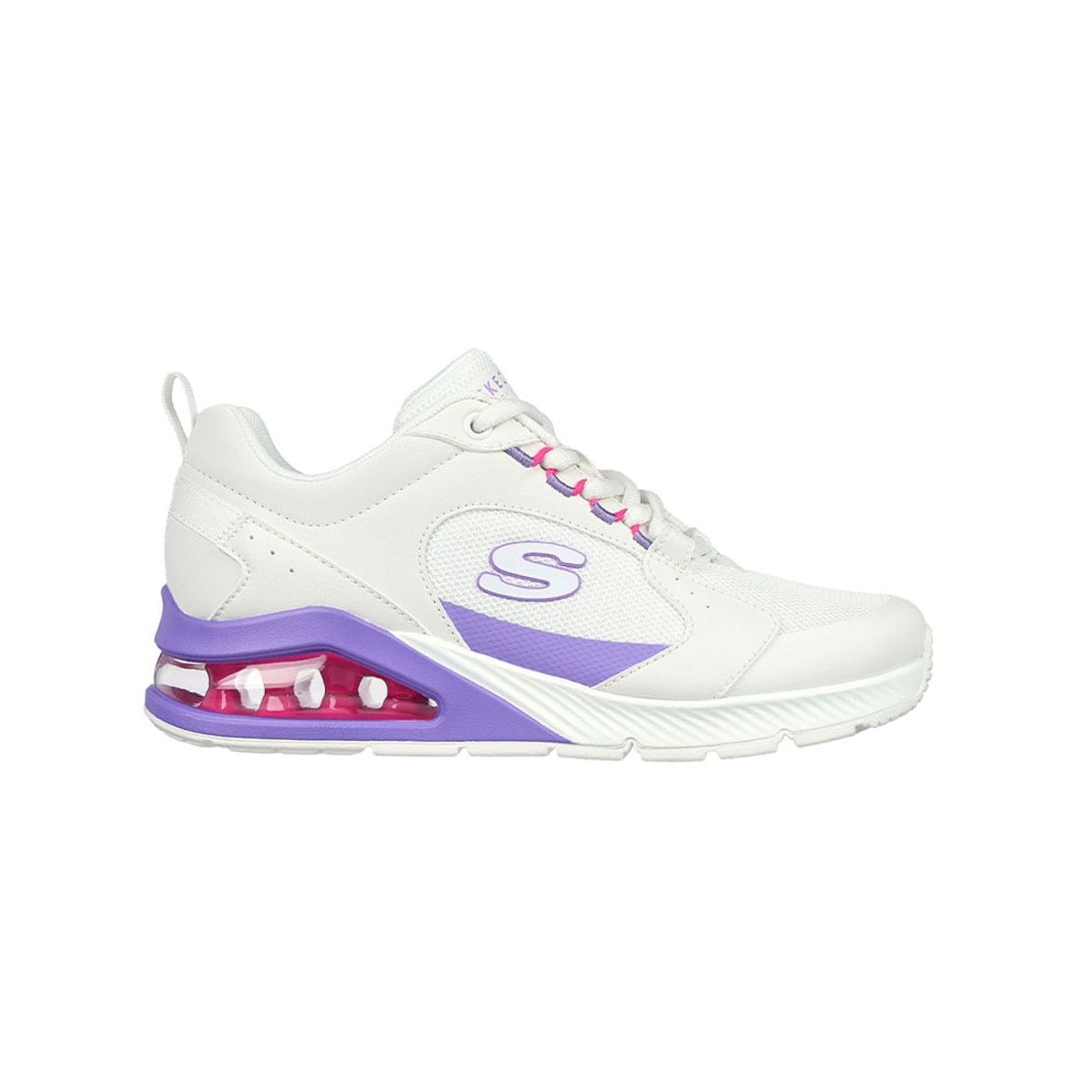 SKECHERS - Tenis Mujer Skechers Uno 90s - Blanco-Morado