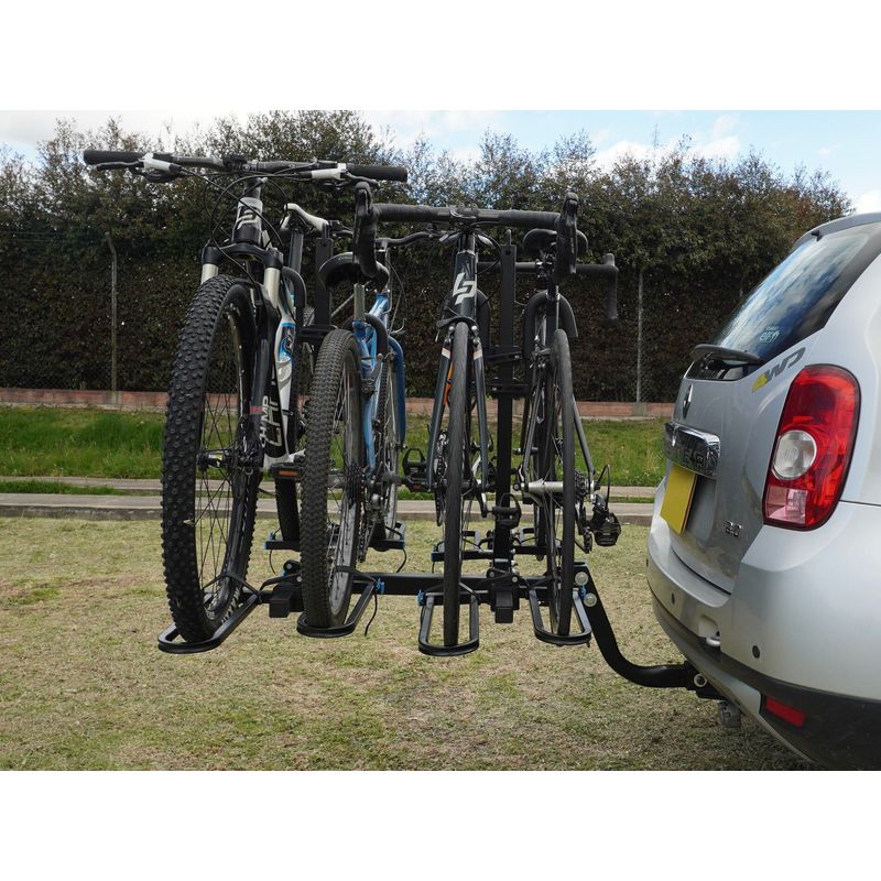 GENERICO - SOPORTE ABW PORTABICICLETAS DE TIRO BANDEJA 3 BICICLETAS