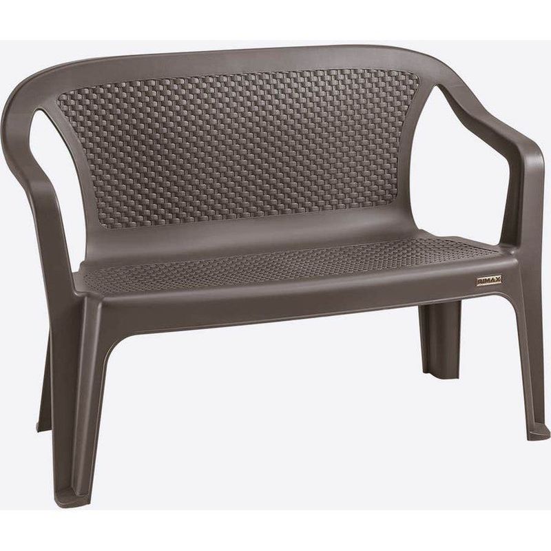 RIMAX - Silla Eterna Doble con Brazos RIMAX - Wengue