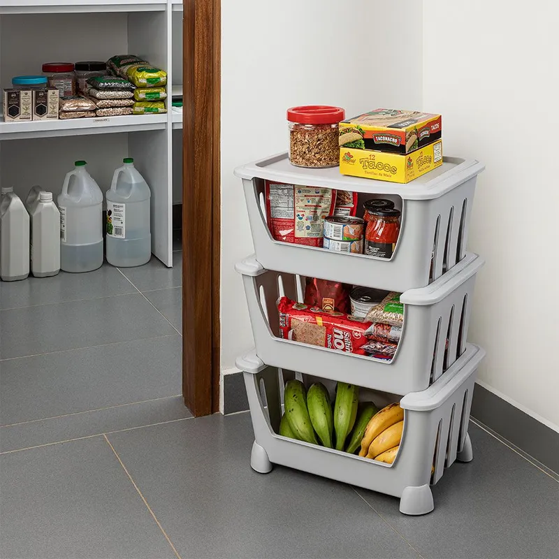 RIMAX - Canasta organizadora RIMAX - Gris Hielo