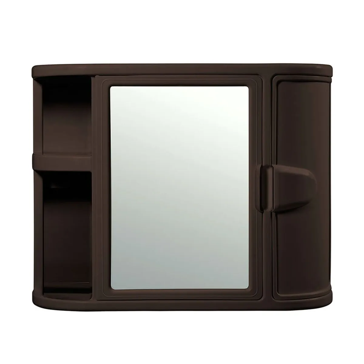 RIMAX - Gabinete para baño con espejo RIMAX - Wengue