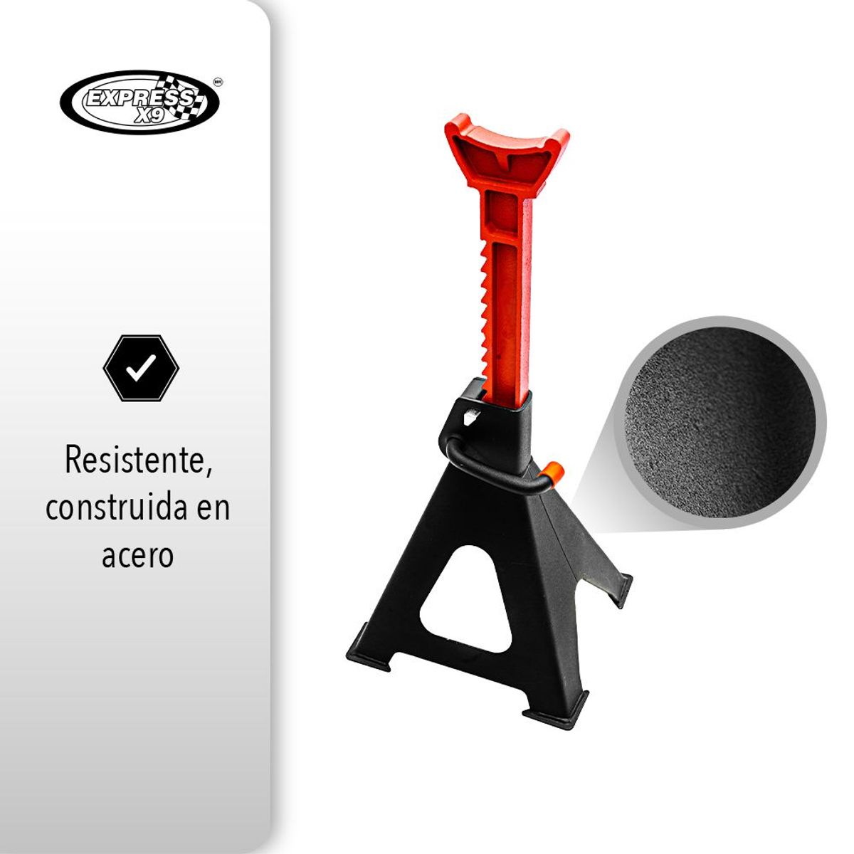 EXPRESS X9 - Juego De 2 Torres Bloqueo Para Auto Capacidad 3 Toneladas-