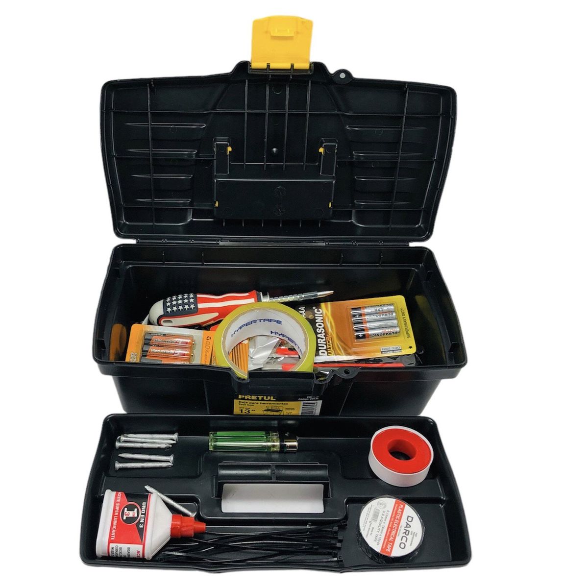 PRETUL - Kit De Herramientas Para El Hogar  Caja De Transporte 75pcs