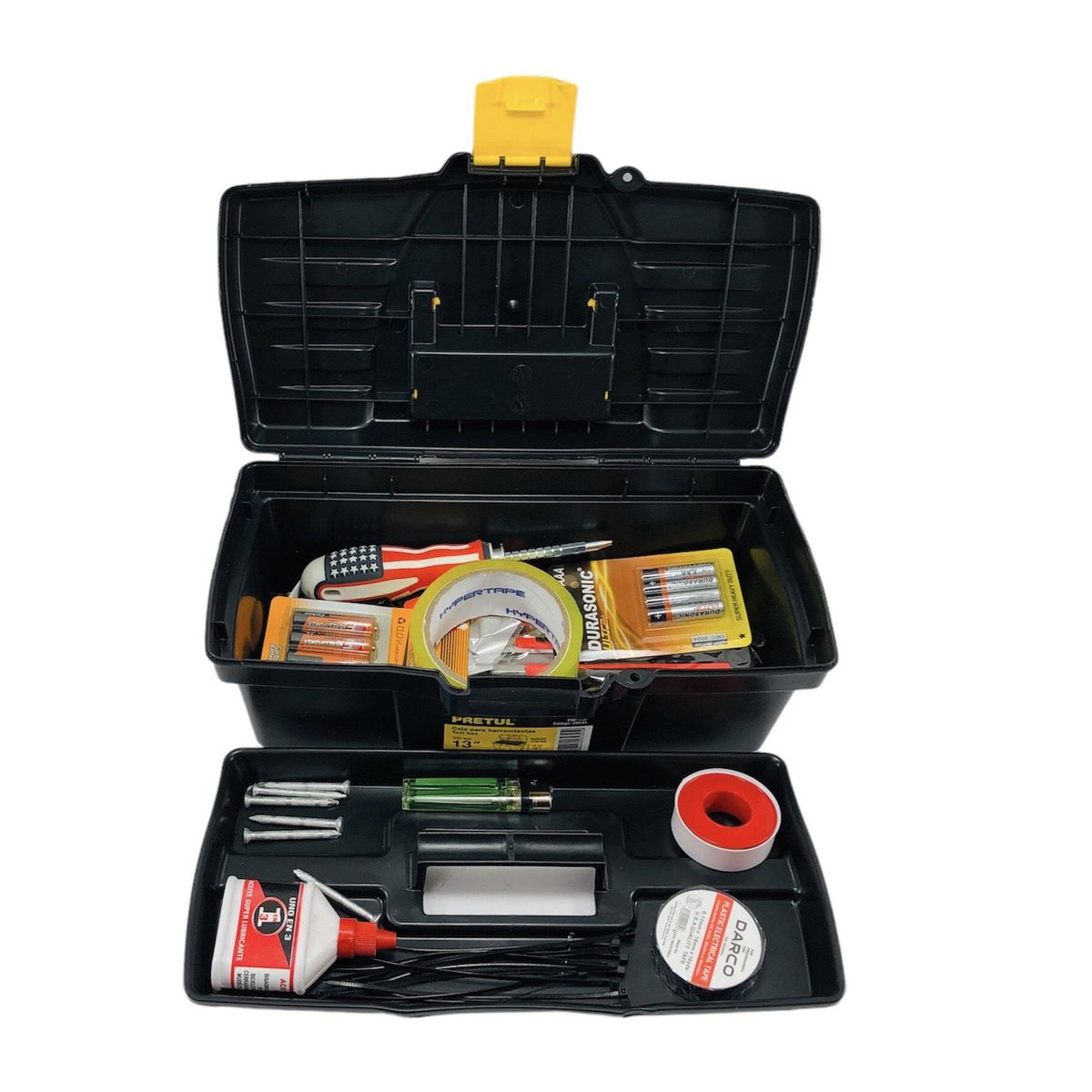 PRETUL - Kit De Herramientas Para El Hogar  Caja De Transporte 75pcs