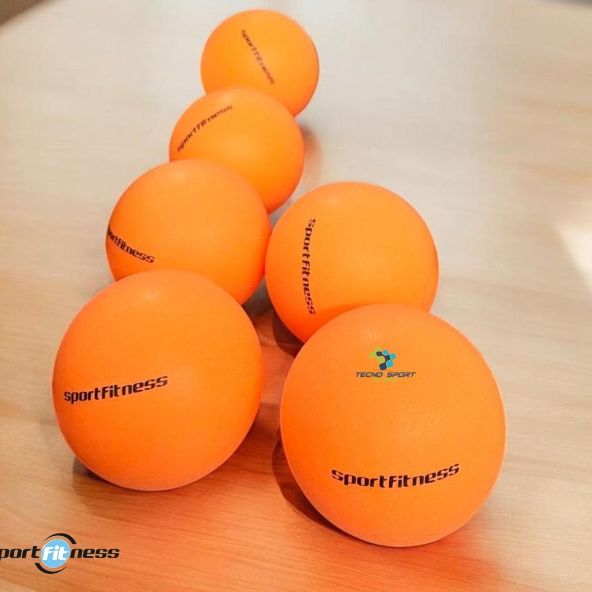 SPORT FITNESS - Pelotas Ping Pong Sport Fitness 3 Estrellas Caja X6 Unidades