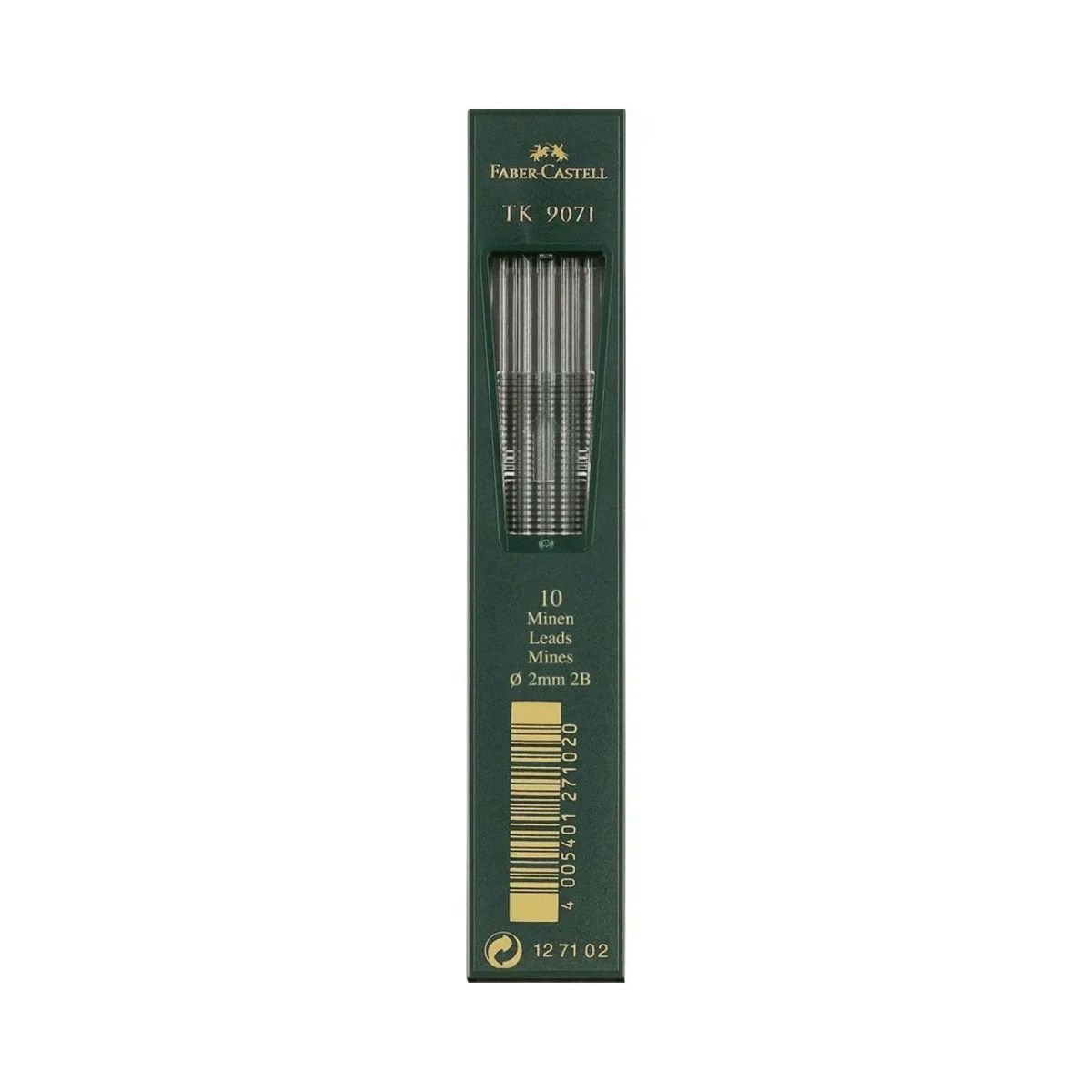 FABER CASTELL - Minas Portaminas 2mm - 2B Faber Castell X 10 und.