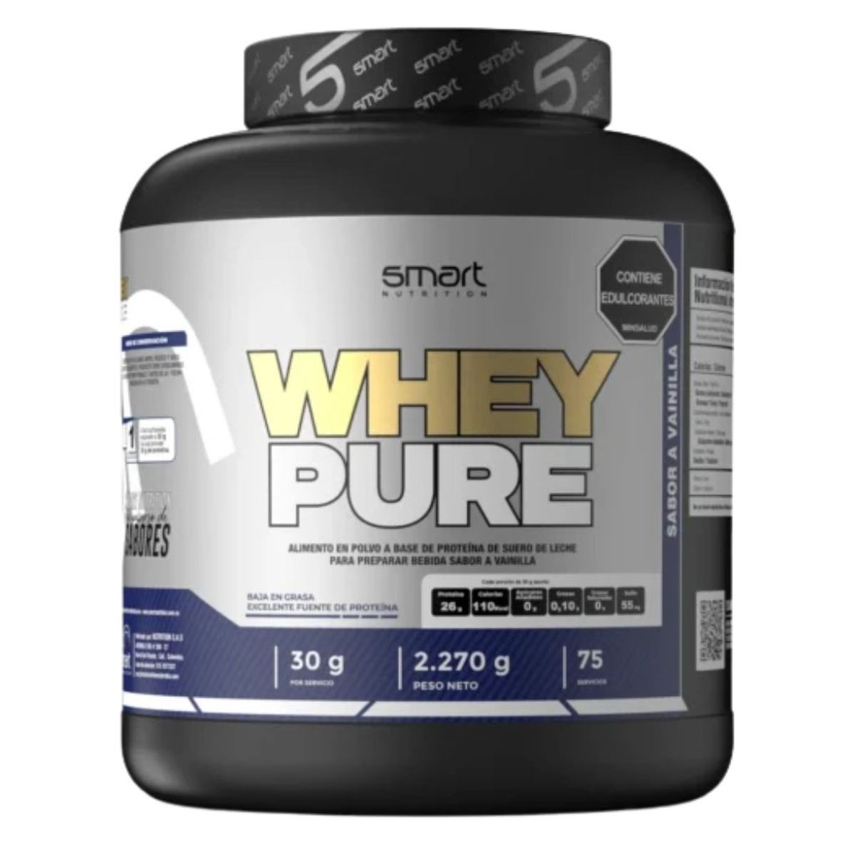 SMART NUTRITION - Whey Pure 5 Libras Vainilla