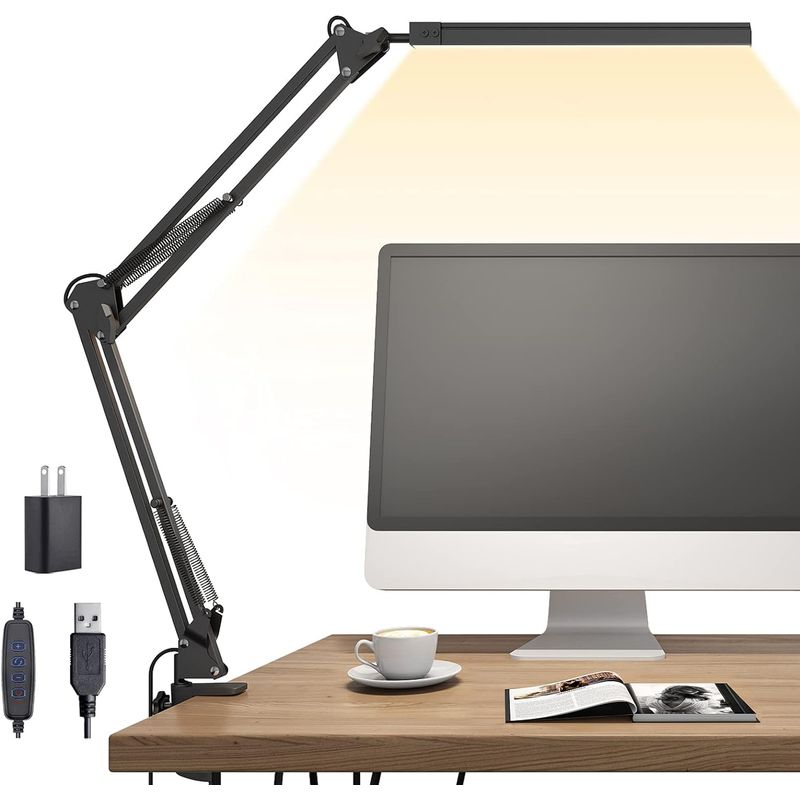 OEM - Lámpara De Escritorio Mesa Led de 14w Con Brazo Oscilante