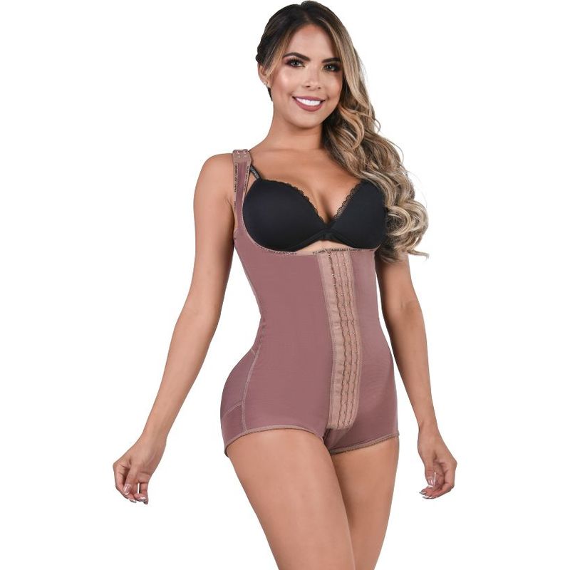 FAJAS LADY - Faja moldeadora body panty ref Juana cocoa  M.