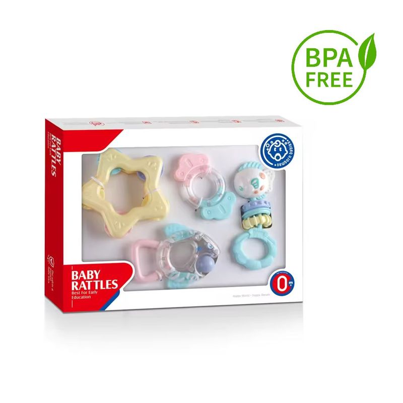 KIDSHOP - Set Kit De Mordedores Y Sonajeros X 4 Unidades Jr056