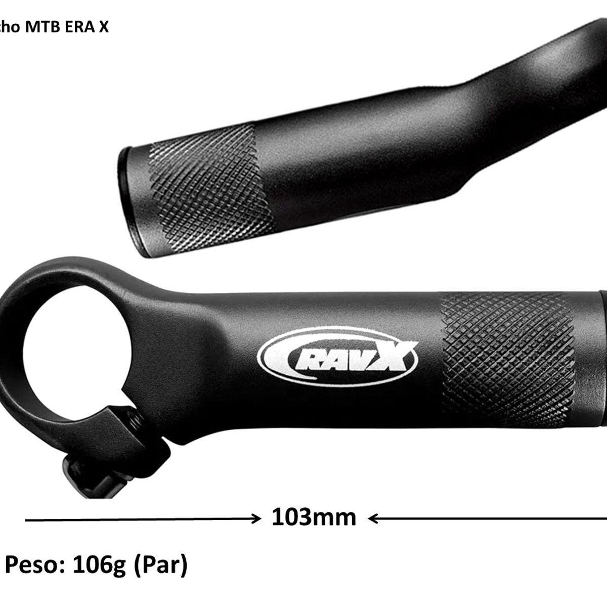 GENERICO - Cachos Bicicleta Extencion Manubrio Ravx Era X Mtb