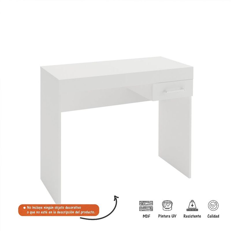 BERTOLINI - Escritorio Mesa Computo cooler  bertolini - blanco/negro