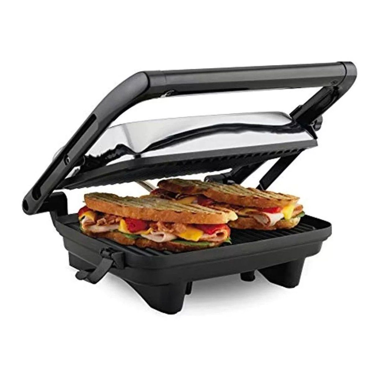 HAMILTON BEACH - Sanduchera Panini acero inoxidable Hamilton beach
