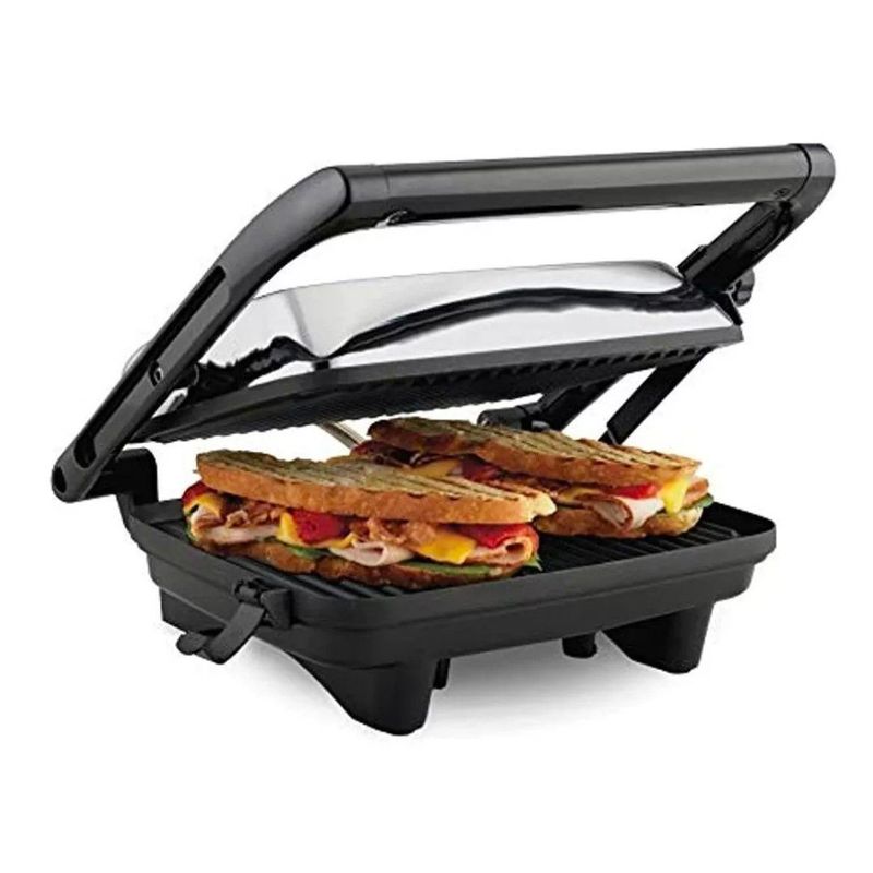 HAMILTON BEACH - Sanduchera Panini acero inoxidable Hamilton beach