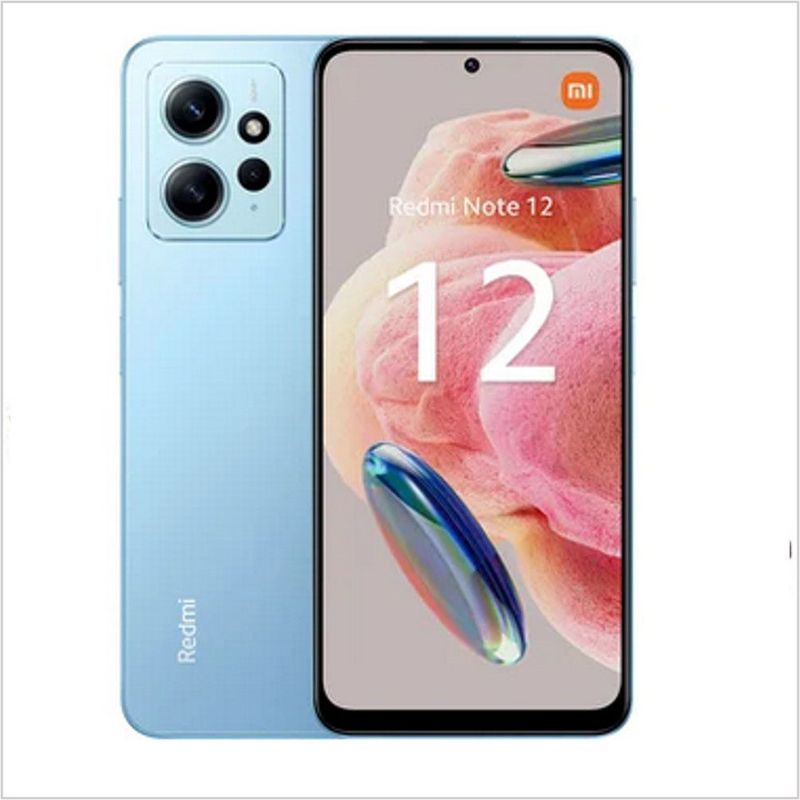 XIAOMI - Celular Xiaomi Redmi Note 12 128GB 4GB RAM Dual SIM US Azul