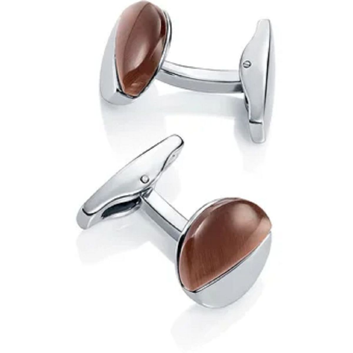 VICEROY - Mancuernas Viceroy Hombre 6412G01011 Acero Ojo De Gato Marrón
