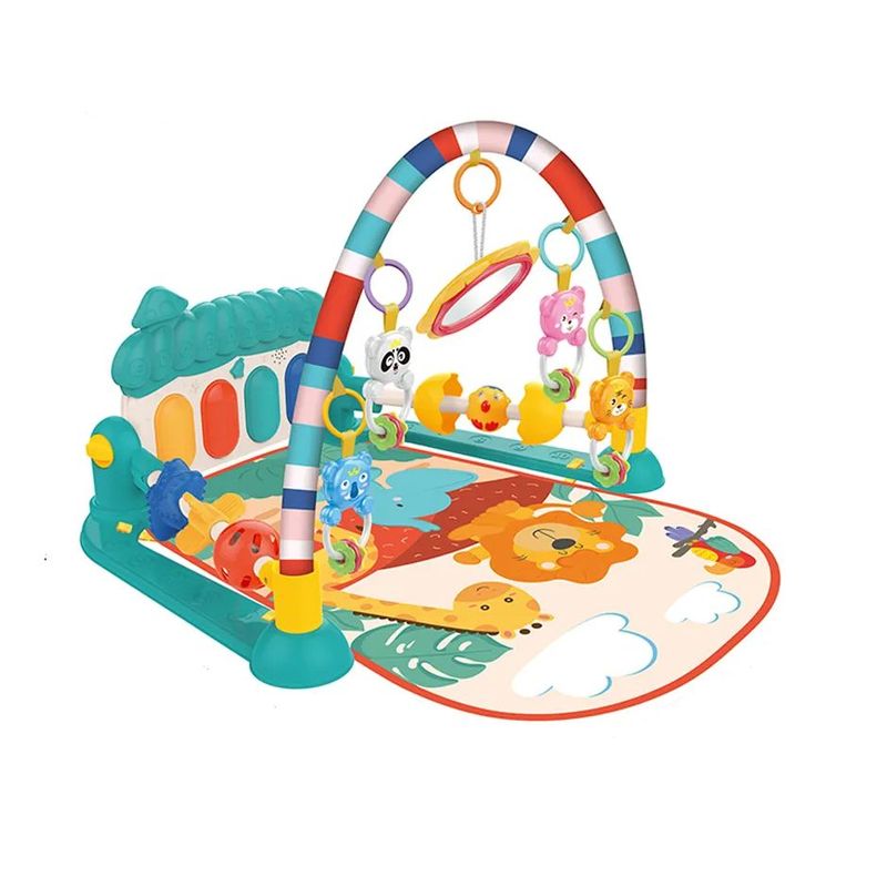 KIDSHOP - Gimnasio Gateo Piano Colores Bebe Nino Y Luces Sonidos Verde