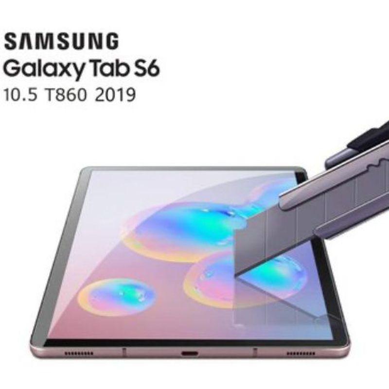 GENERICO - Vidrio + Estuche Agenda Para Samsung Galaxy Tab S6 T865 10.5