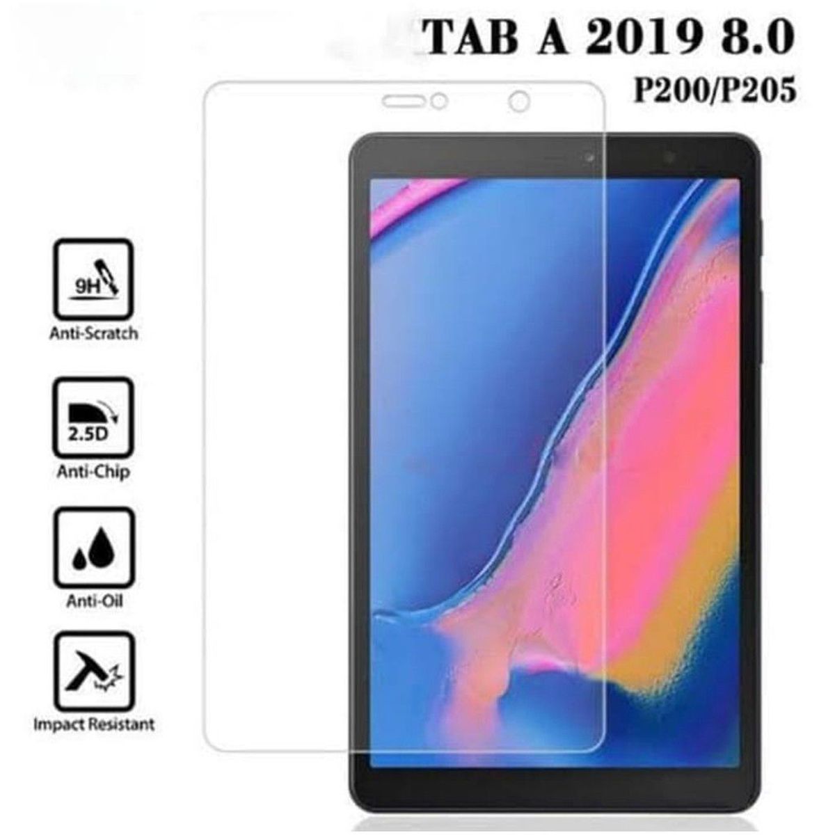 GENERICO - Vidrio Templado Para Samsung A 8 Plus With S Pen P205/p200