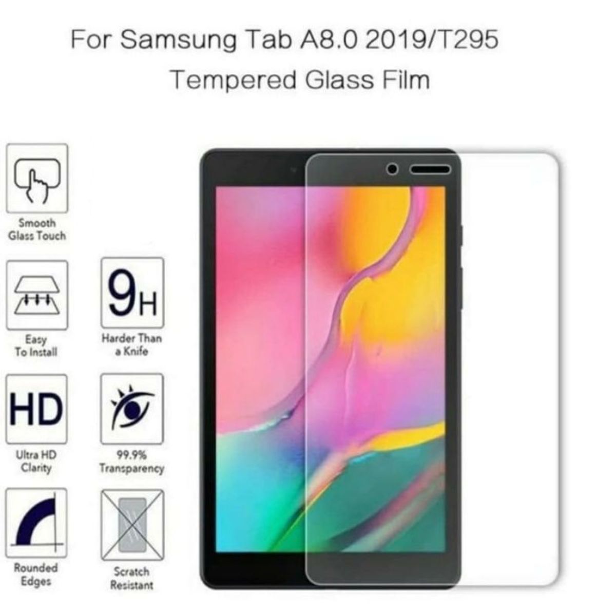 GENERICO - Vidrio + Estuche Genérico Para Samsung Tab A T295t290 8