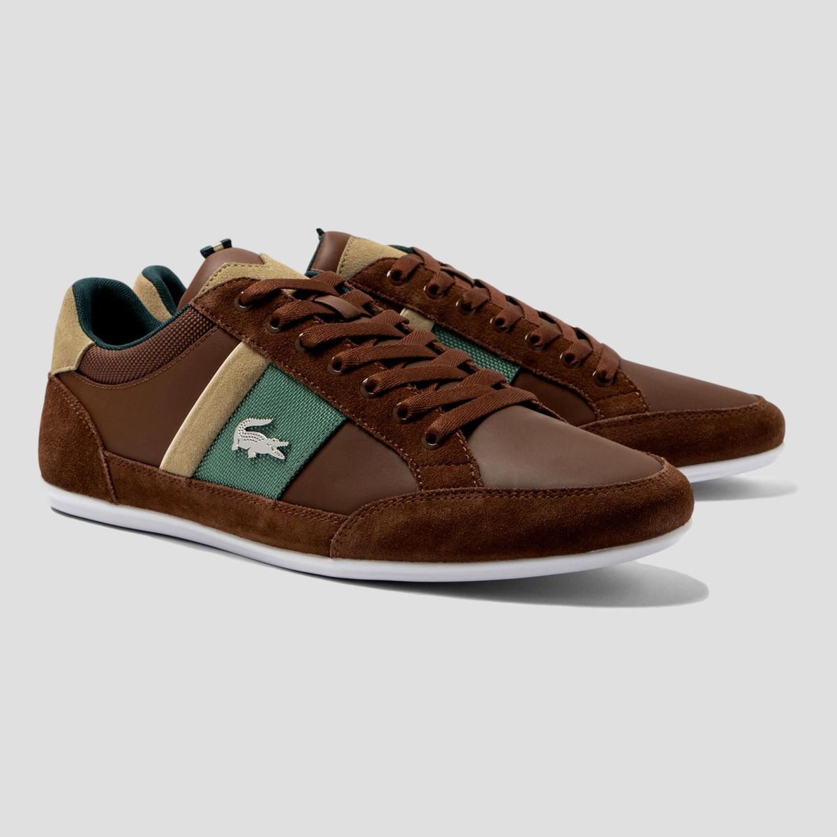 LACOSTE - Zapatilla Hombre Lacoste Chaymon 45CMA0033 Marron
