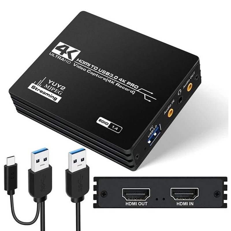 BLOEM - Capturadora de video hdmi 4k usb 3.0 1080 streaming - Tiendait