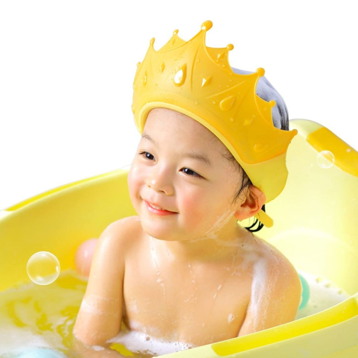 ENFANTASY - Gorro Visera De Ducha Para Bebé Amarillo