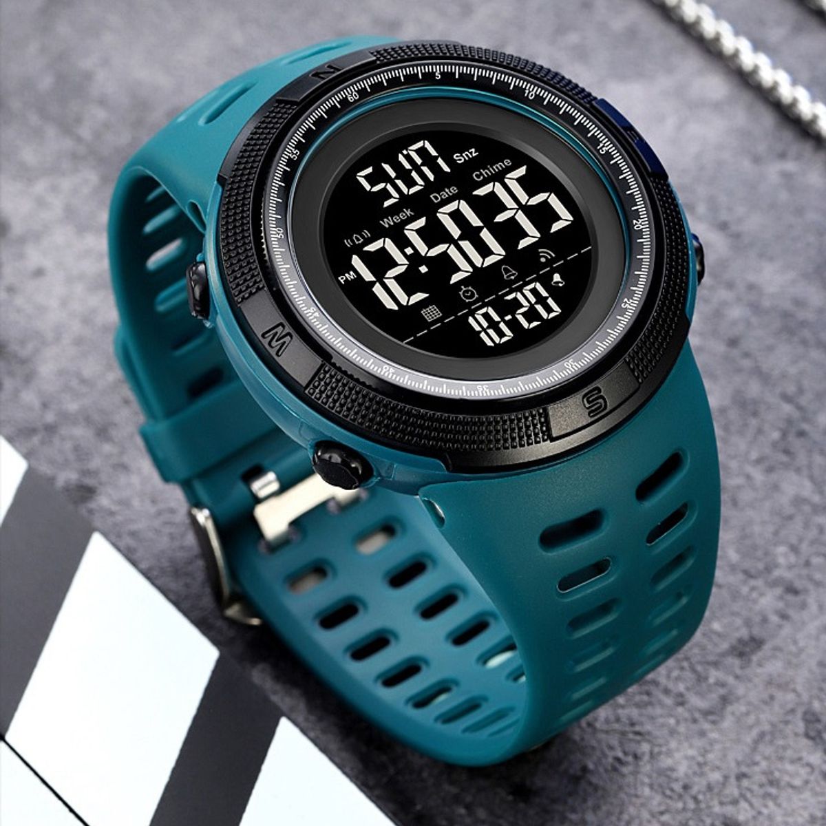 SKMEI - RELOJ DEPORTIVO SKMEI 2070 MULTIFUNCIONES SUMERGIBLE VERDE