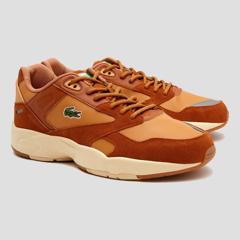 LACOSTE - Zapatilla Hombre Lacoste Storm 44SMA0092 Marron