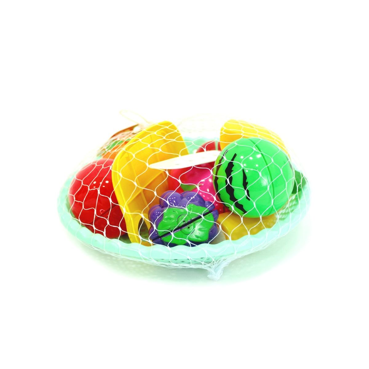 MARKET TOYS - Set de frutas y verduras infantiles con velcro para cortar