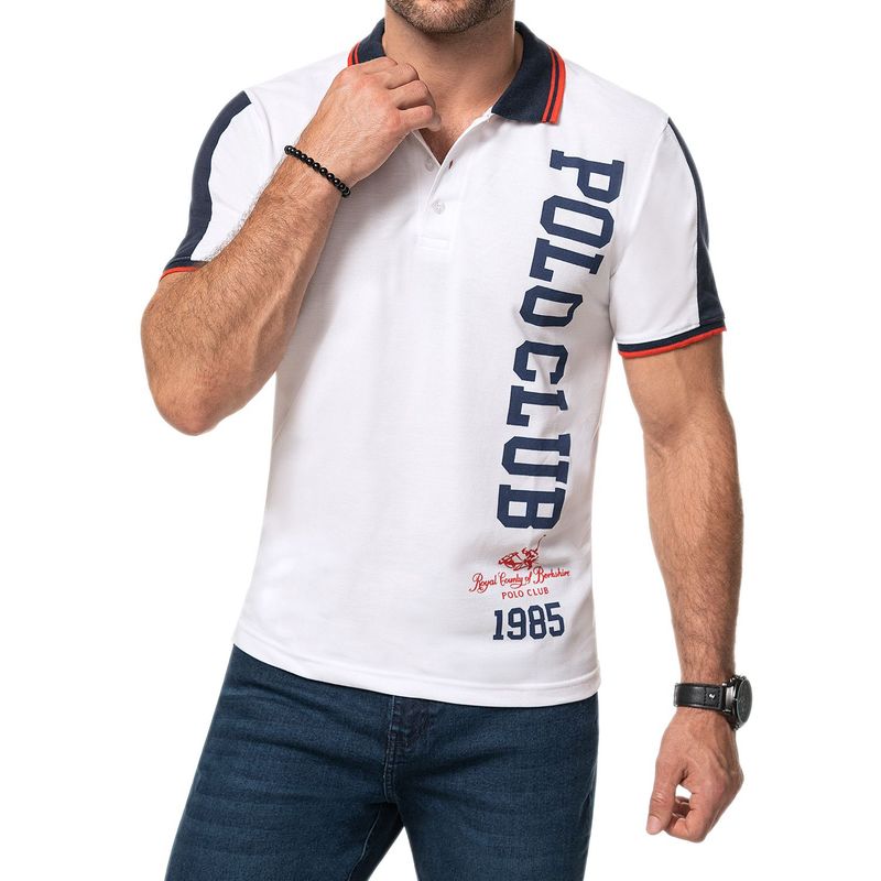 CROYDON - Camiseta Polo Road Blanco para Hombre Croydon