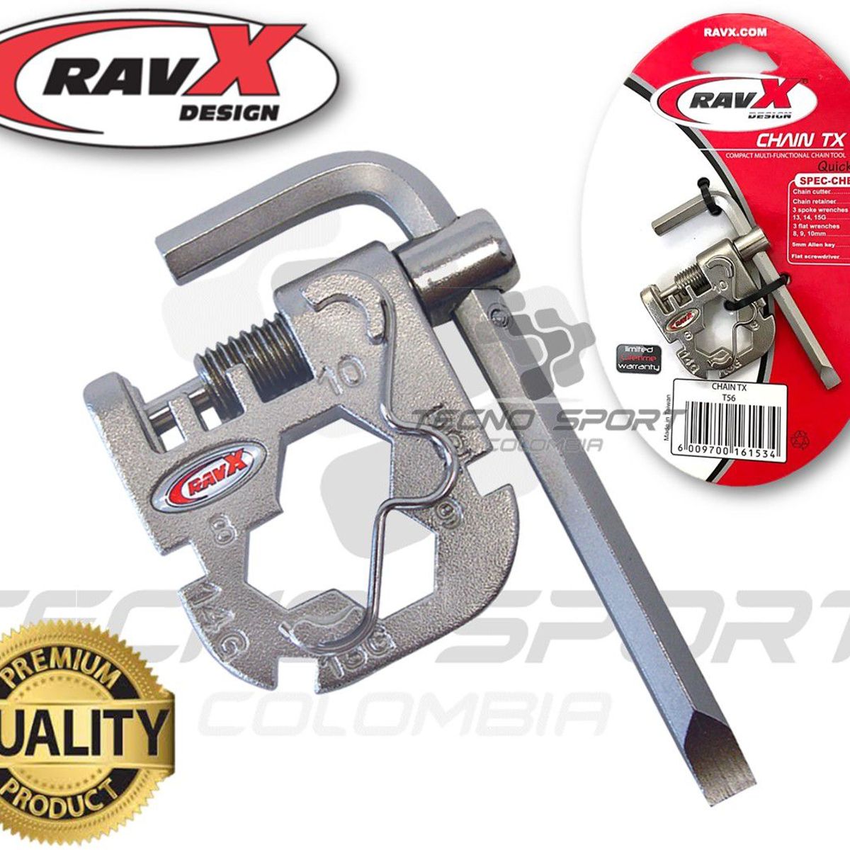 GENERICO - Herramienta Despinador Bicicleta Ravx Corta Cadena