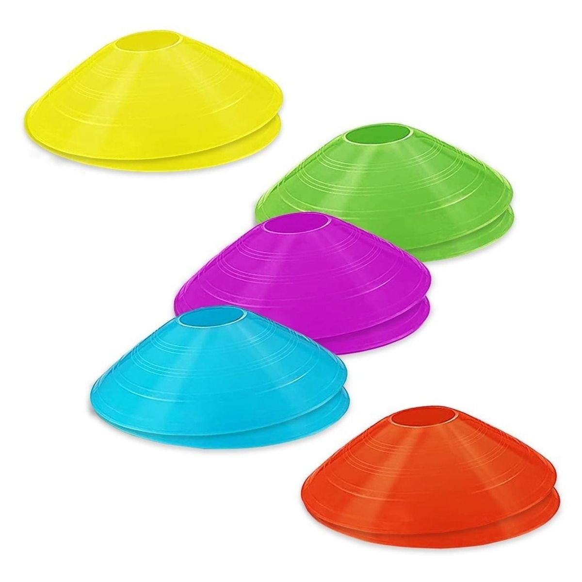 K6 - Conos Agilidad K6 X10 Deportivos Kit Platillos Entrenamiento