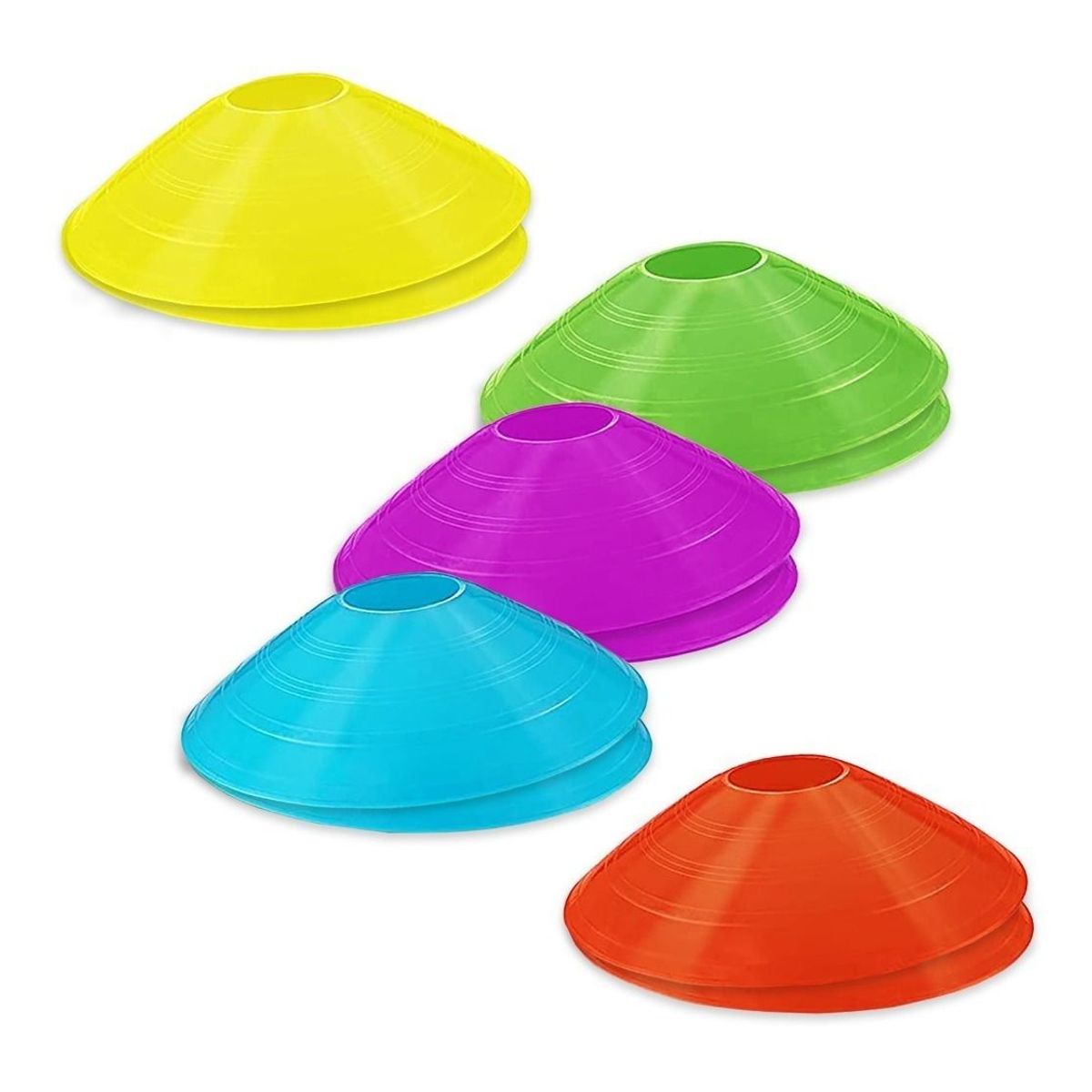 K6 - Conos Agilidad K6 X10 Deportivos Kit Platillos Entrenamiento