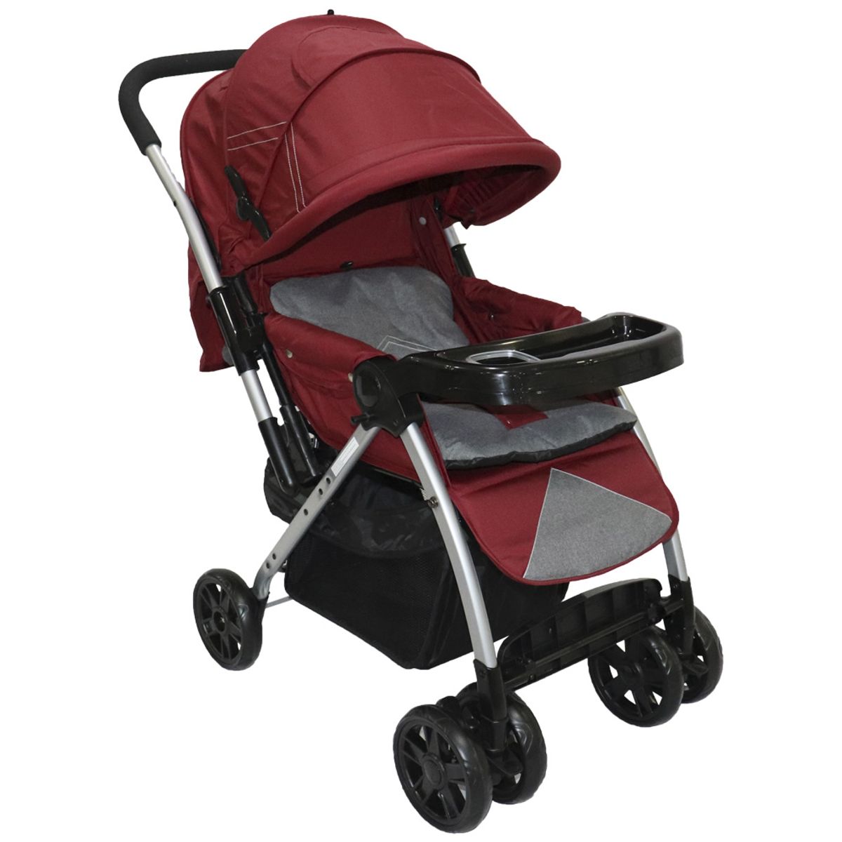 EBABY - Coche cuna de paseo Blake EB1140 ROJO