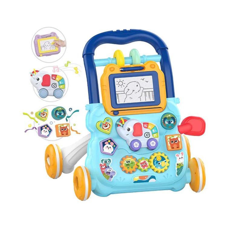 KIDSHOP - Andadera Caminador Primeros Pasos Bebe Musical HE0802 Azul