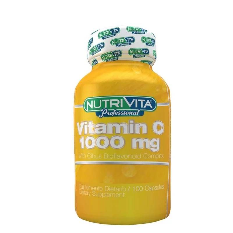 GENERICO - VITAMINA C 1000MG BIOFLAVONOIDES X 100 CAPSULAS NUTRIVITA