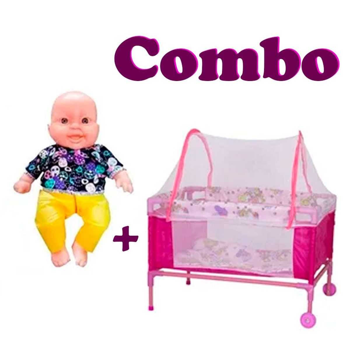 INFANTILES ABBA - Corral O Cuna  Muñeco con sonido Niñas Infantil Juguete