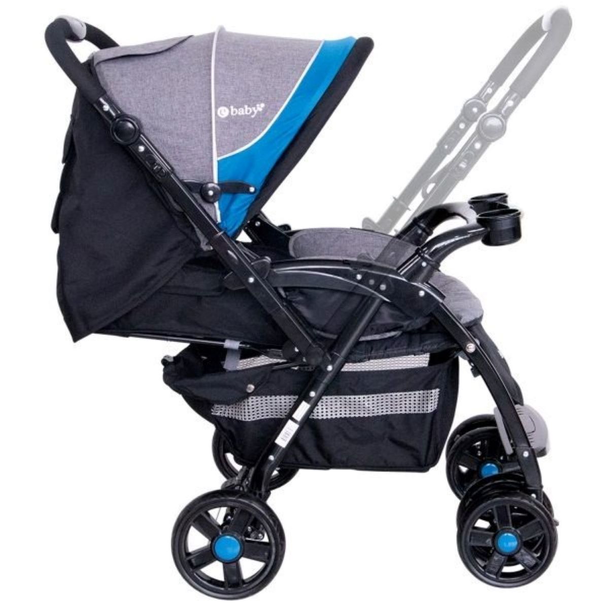 EBABY - Coche de paseo YODIE EB1142-1 Azul