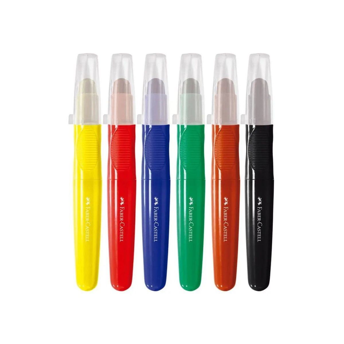 FABER CASTELL - Crayones Jumbo Cremoso x 6 Faber Castell