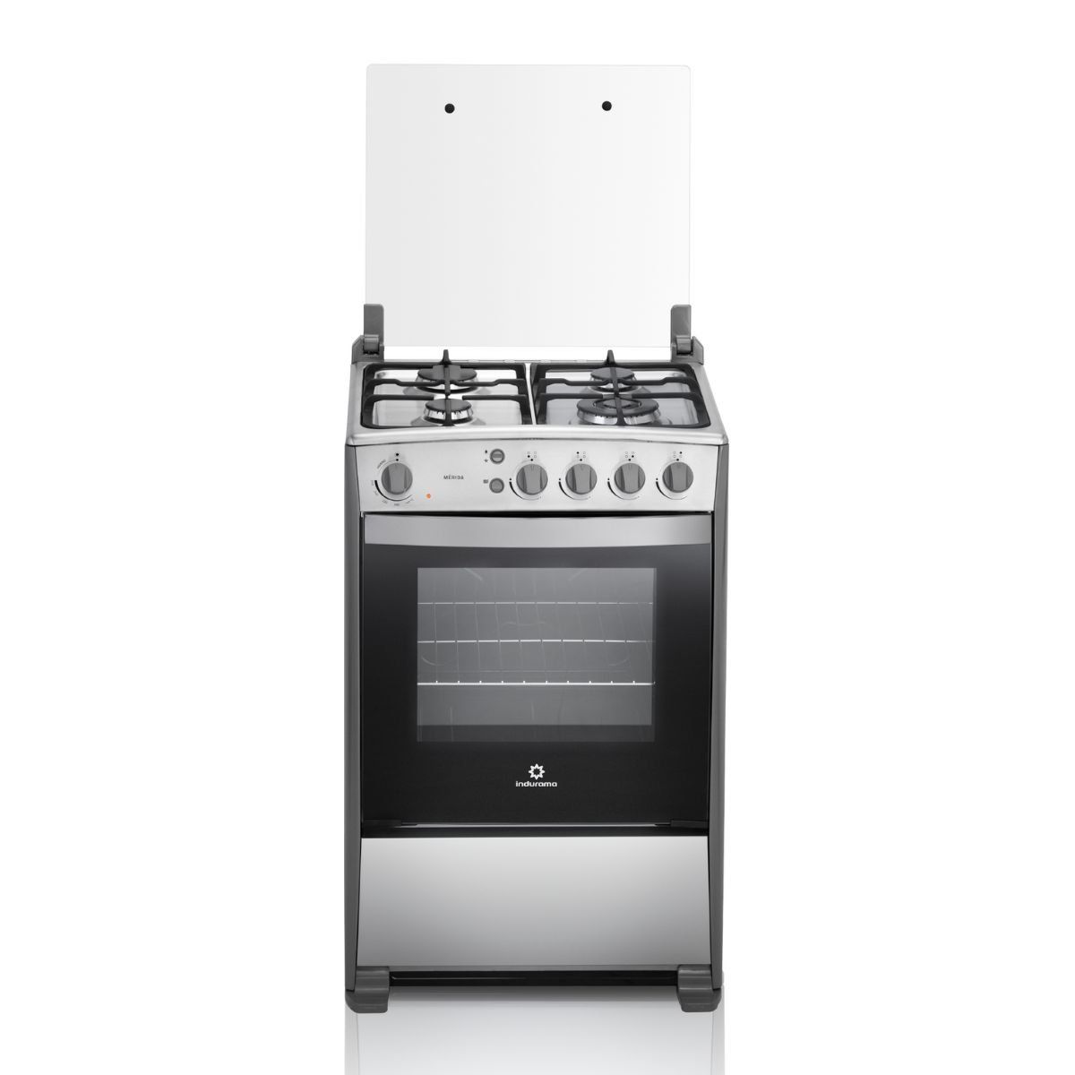 INDURAMA - Estufa De Piso Indurama MERIDA con Horno Cromada 4 puestos