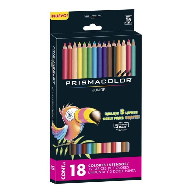 PRISMACOLOR - Colores Junior 4mm Redondos X15