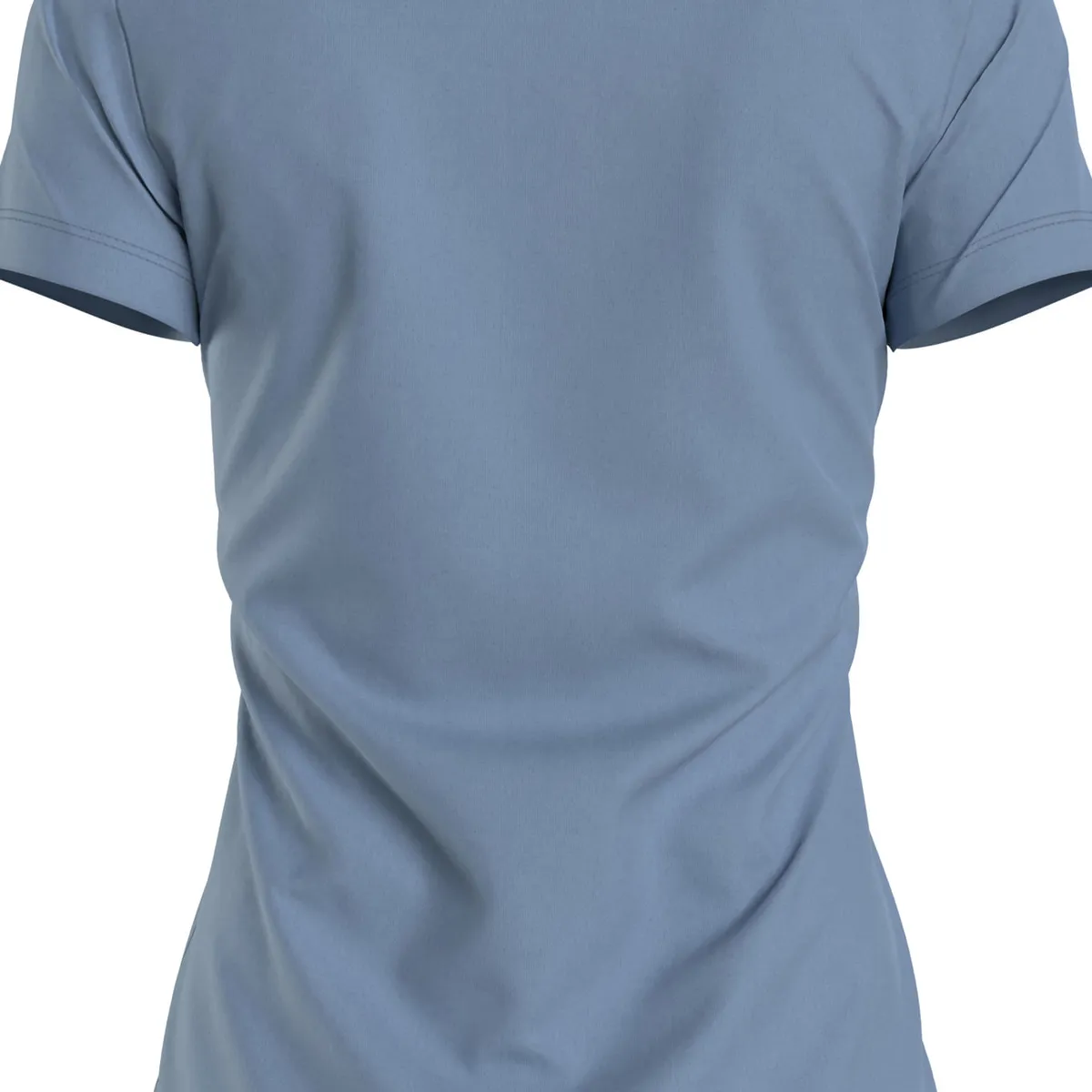 CALVIN KLEIN - Camiseta De Algodón Azul Calvin Klein