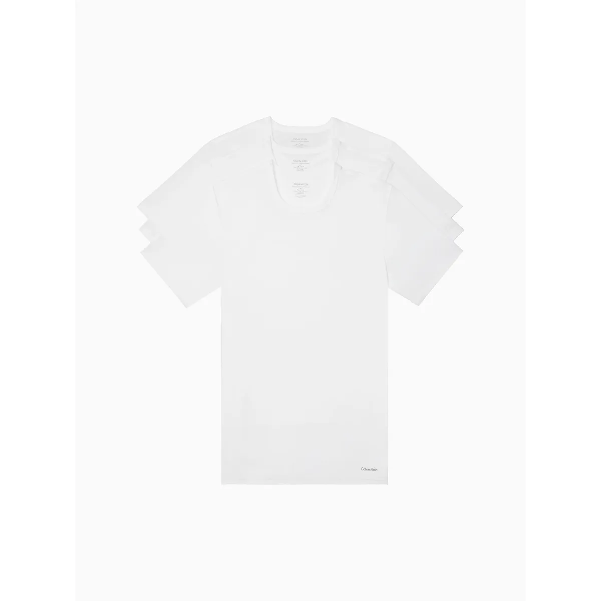 CALVIN KLEIN - Paquete De 3 Camisetas Blancas Slim Calvin Klein