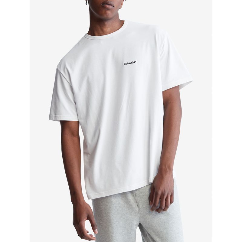 CALVIN KLEIN - Camiseta De Estar Por Casa Hombre Blanco  Hombre Blanco