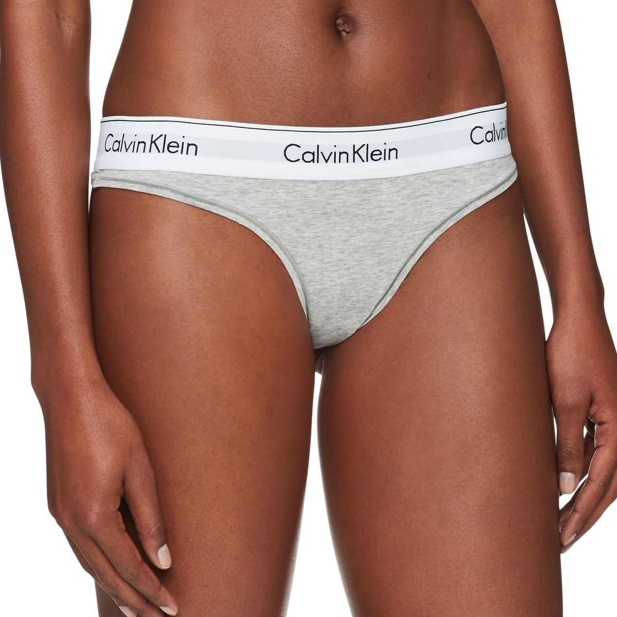 CALVIN KLEIN - Pantie Cotton Gris Calvin Klein