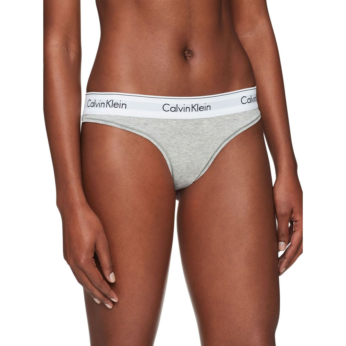 CALVIN KLEIN - Pantie Cotton Gris Calvin Klein