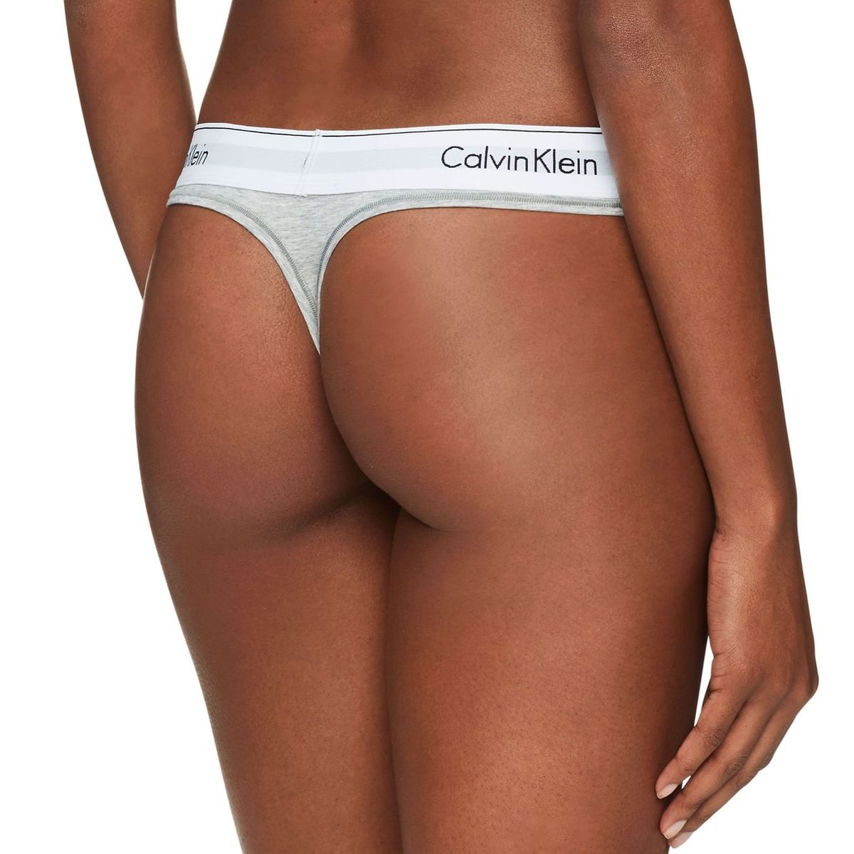 CALVIN KLEIN - Pantie Cotton Gris Calvin Klein