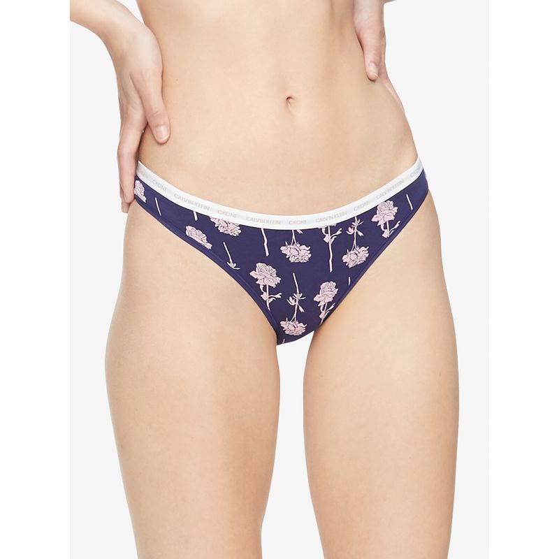 CALVIN KLEIN - Pantie Morada En Algodón Tipo Bikini Para Mujer Calvin Klein